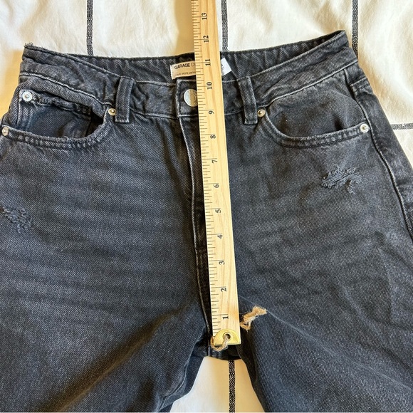 Garage Denim Jeans Black Pants Size 27 - Picture 8 of 8